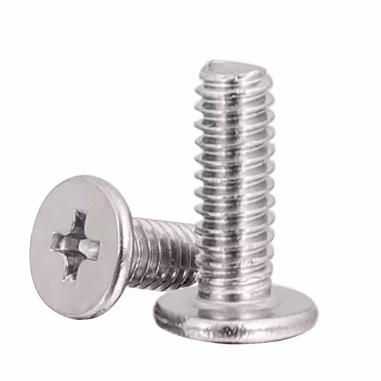 304 Stainless Steel Thin Head Large Flat Head Screw Cross Flat Head Machine M2 M2.5 M3 M4 M5 M6