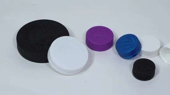 Manufacture Plastic PP Screw Lid with Ribbed CRC Cap with Induction Seal Plastic Cap for Cosmetic Bottle Package